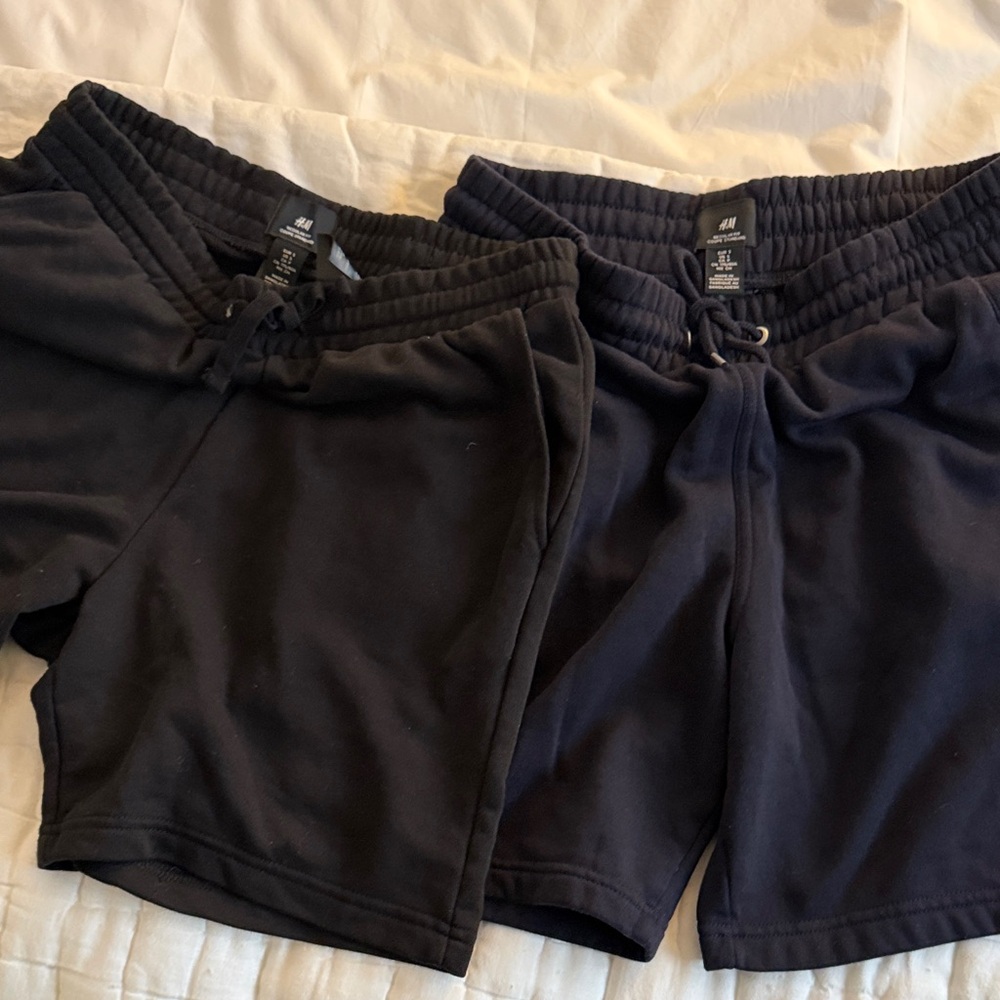 H&M Dark Shorts Duo szs